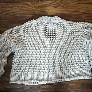 Cropped sweater